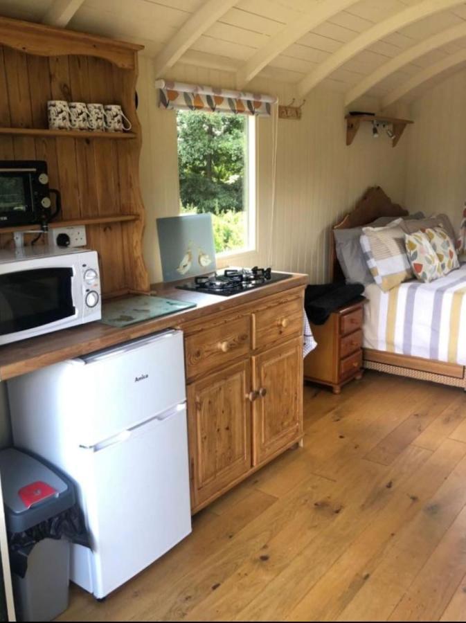 Charming Tranquil Shepherds Hut With Lakeside Balcony 'Roach' Uckfield Bagian luar foto